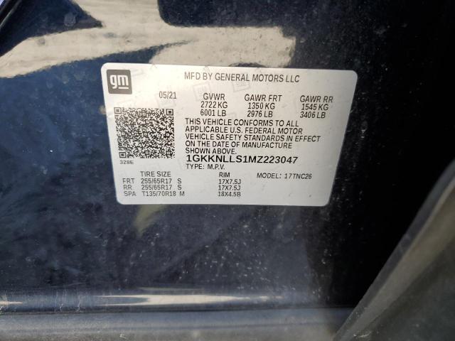 1GKKNLLS1MZ223047 GMC Acadia At4
