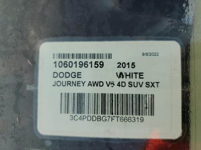 3C4PDDBG7FT666319 Dodge Journey Sxt