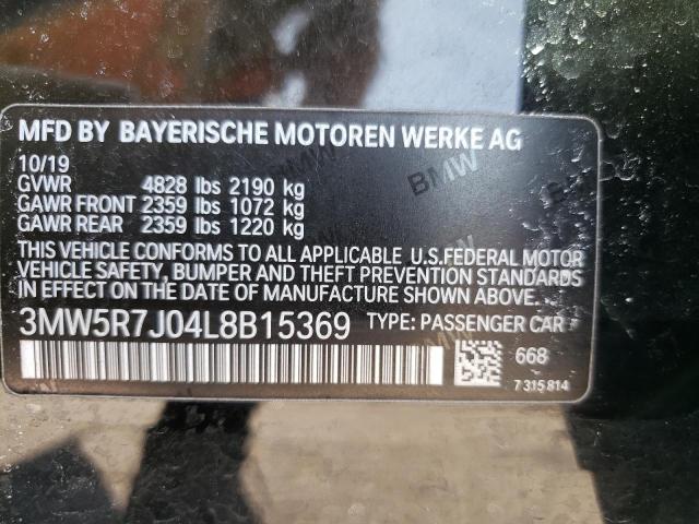3MW5R7J04L8B15369 BMW 330XI