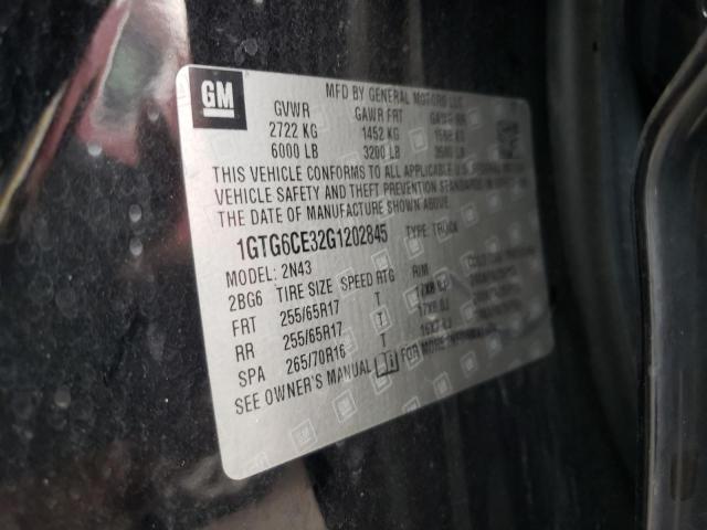 1GTG6CE32G1202845 GMC CANYON SLE