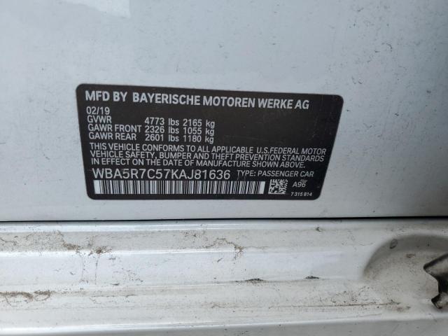 WBA5R7C57KAJ81636 BMW 330XI