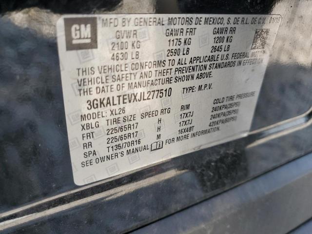 3GKALTEVXJL277510 GMC Terrain Sle