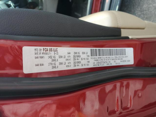1C4RDHDG7FC902749 Dodge DURANGO LIMITED