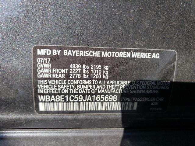 WBA8E1C59JA165698 BMW 330e