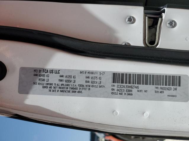 2C3CDXL93HH627405 Dodge Charger Srt Hellcat