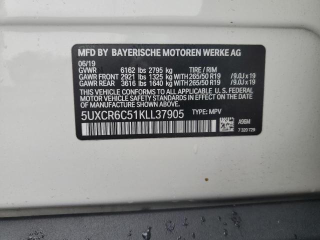 5UXCR6C51KLL37905 BMW X5 Xdrive40i
