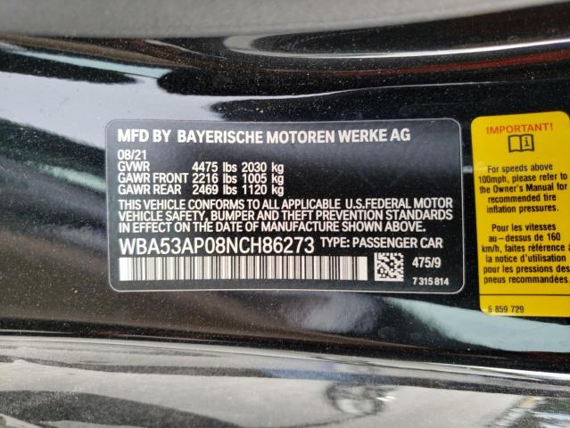 WBA53AP08NCH86273 BMW 430I