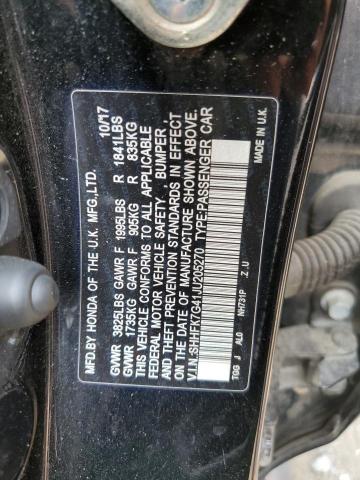 SHHFK7G41JU205270 Honda Civic Sport