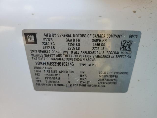 2GKFLNE32H6182146 GMC Terrain Sle