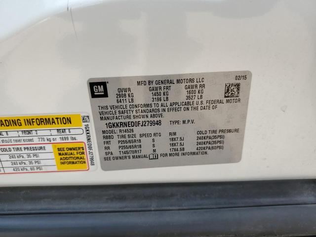 1GKKRNED0FJ279948 GMC ACADIA SLE