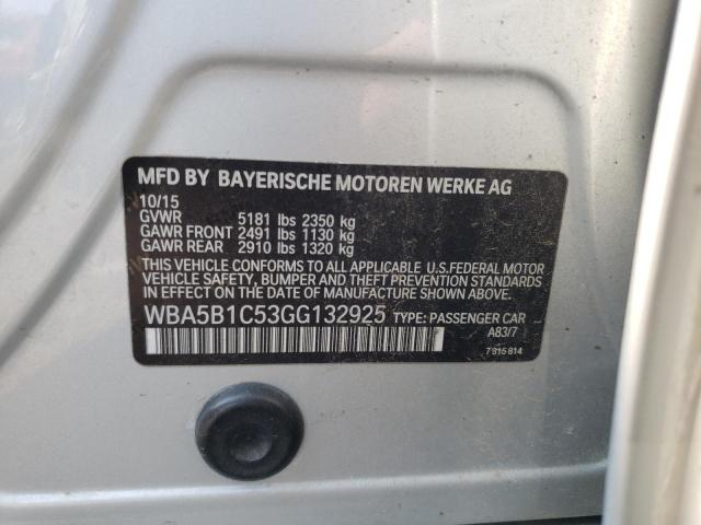 WBA5B1C53GG132925 BMW 535 I