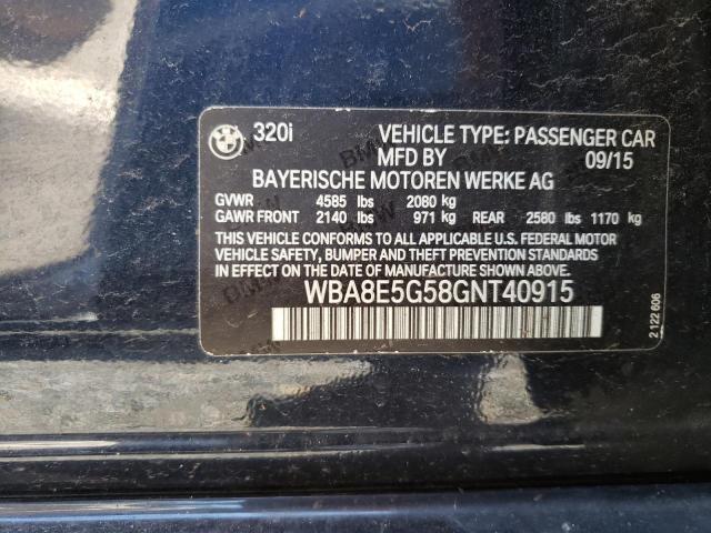 WBA8E5G58GNT40915 BMW 320 XI