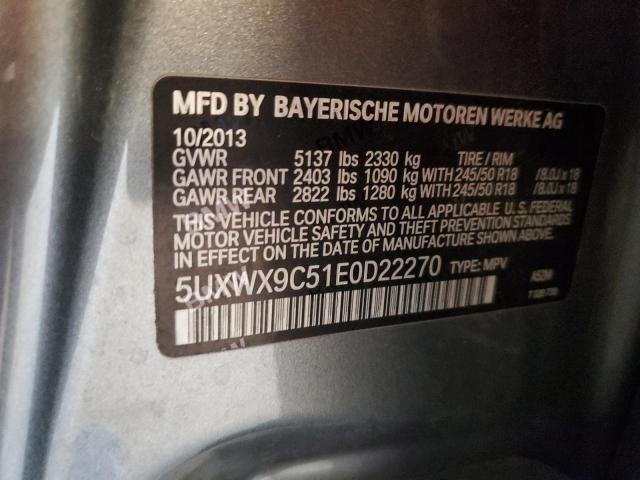5UXWX9C51E0D22270 BMW X3 Xdrive28i