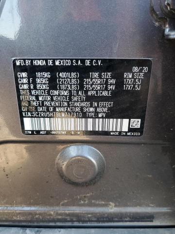 3CZRU5H79LM717910 Honda Hr-v Exl