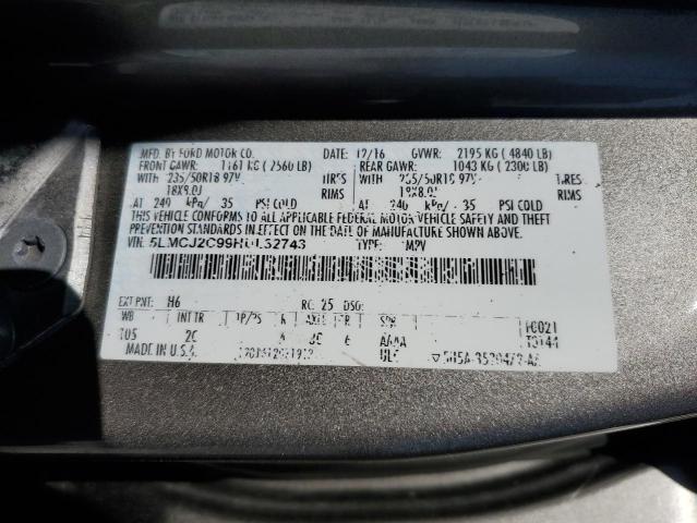 5LMCJ2C99HUL32743 Lincoln MKC SELECT