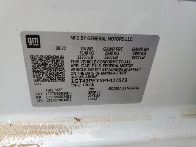 1GT49PEYXPF117073 GMC Sierra K2500 At4