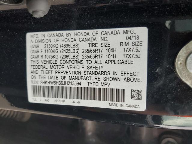 2HKRW6H36JH213594 Honda CR-V LX