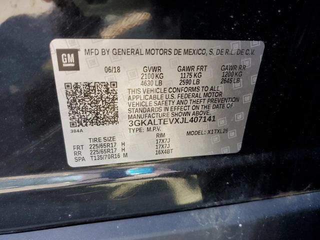 3GKALTEVXJL407141 GMC Terrain Sle