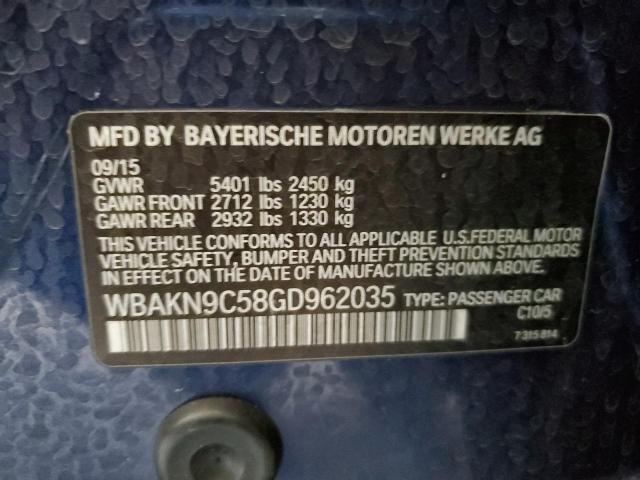 WBAKN9C58GD962035 BMW 550 I