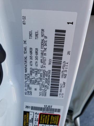 5TFJA5DB3NX043868 Toyota Tundra Crewmax Limited