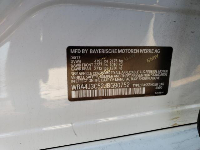WBA4J3C52JBG90752 BMW 430xi Gran Coupe