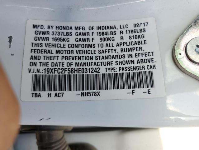 19XFC2F58HE031242 Honda Civic Lx