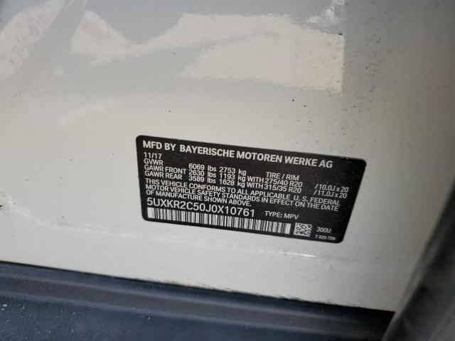 5UXKR2C50J0X10761 BMW X5 Sdrive35i
