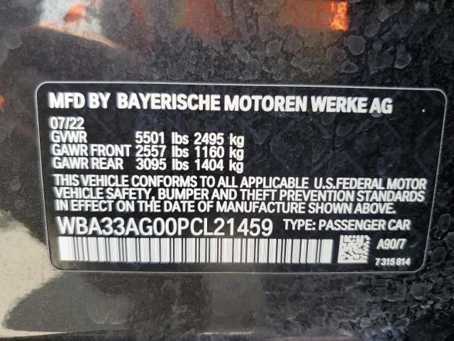 WBA33AG00PCL21459 BMW 530XE