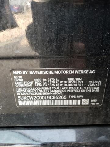 5UXCW2C00L9C95265 BMW X7 Xdrive40i