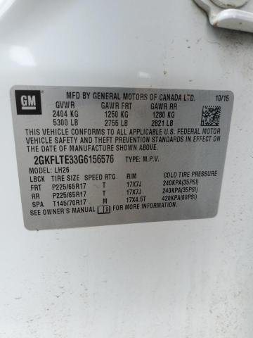 2GKFLTE33G6156576 GMC Terrain Sle