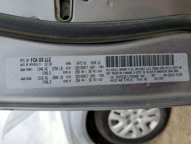 3C4PDCBG7JT533403 Dodge Journey Sxt