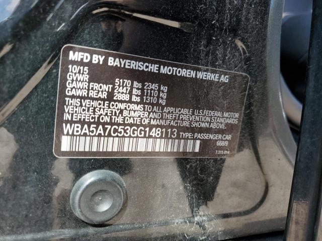 WBA5A7C53GG148113 BMW 528 XI