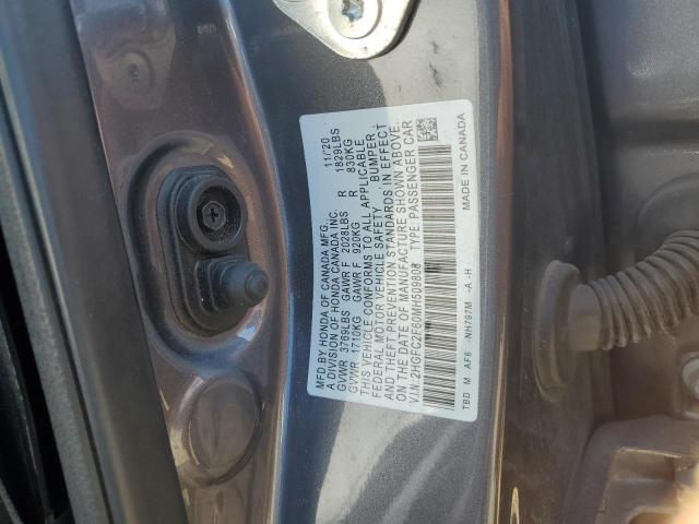 2HGFC2F60MH509808 Honda Civic Lx