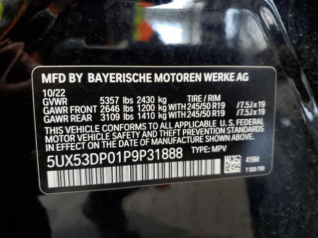 5UX53DP01P9P31888 BMW X3 Xdrive30i