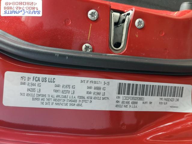 1C3CDFEB5GD538831 Dodge DART GT
