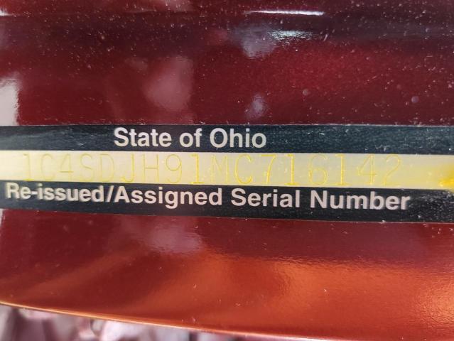 1C4SDJH91MC716142 Dodge Durango Srt Hellcat