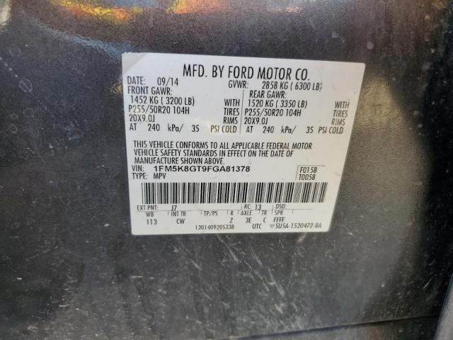 1FM5K8GT9FGA81378 Ford EXPLORER SPORT