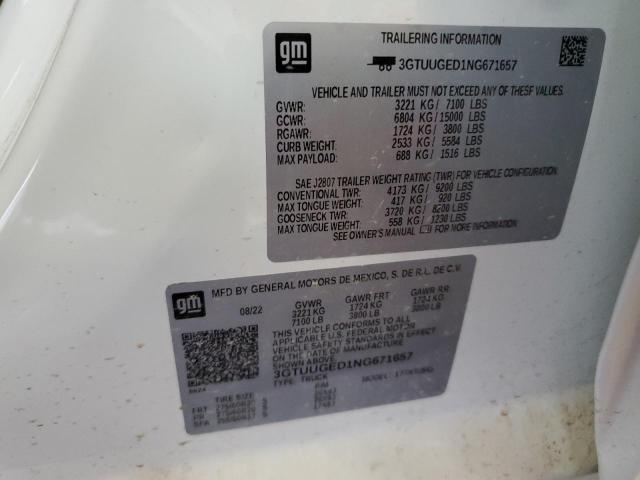 3GTUUGED1NG671657 GMC Sierra K1500 Denali