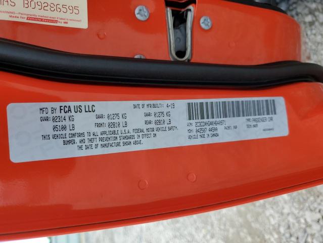 2C3CDXHG4KH640971 Dodge CHARGER GT