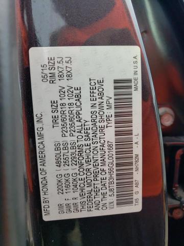 5J8TB3H56GL001687 Acura Rdx Technology