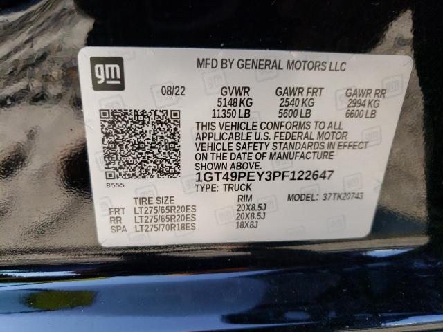 1GT49PEY3PF122647 GMC Sierra K2500 At4