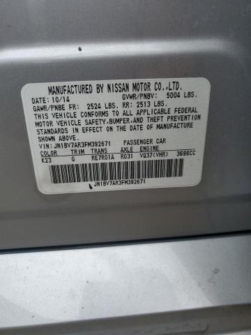 JN1BV7AR3FM392671 Infiniti Q50 BASE