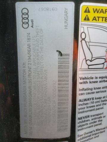 TRUSFAFK3F1000492 Audi TT