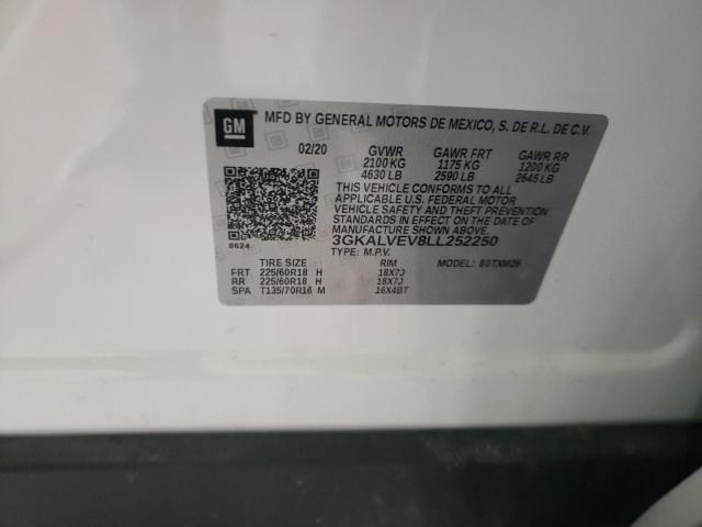 3GKALVEV8LL252250 GMC Terrain Slt
