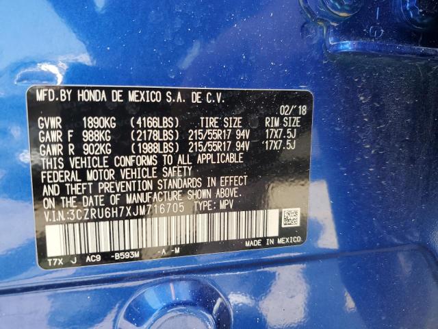 3CZRU6H7XJM716705 Honda Hr-v Exl
