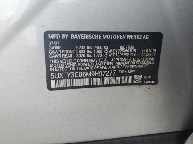 5UXTY3C06M9H97277 BMW X3 Sdrive30i