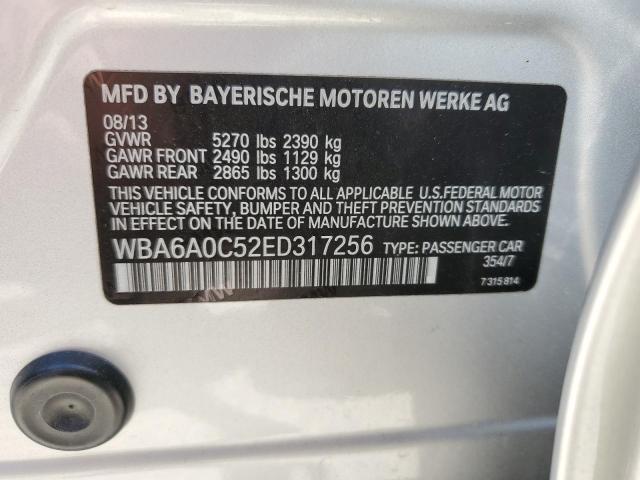 WBA6A0C52ED317256 BMW 640 I Gran Coupe