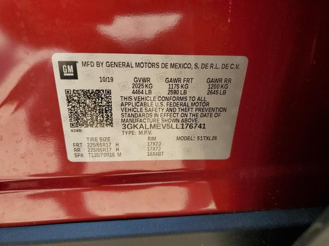 3GKALMEV5LL176741 GMC Terrain Sle