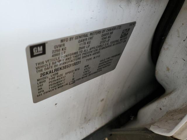 2GKALREK3E6318031 GMC Terrain Sle
