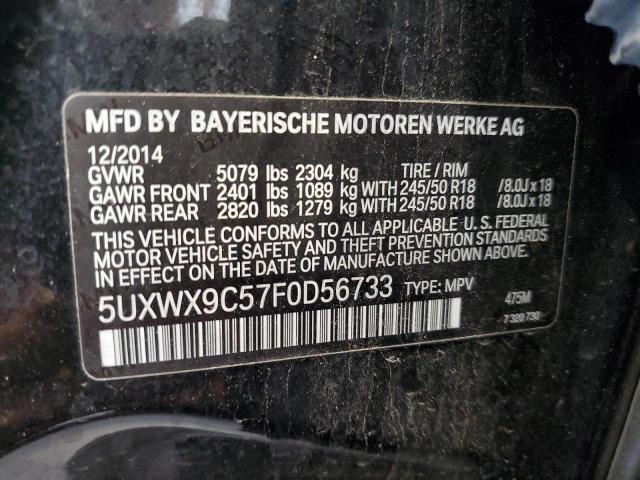 5UXWX9C57F0D56733 BMW X3 Xdrive28i